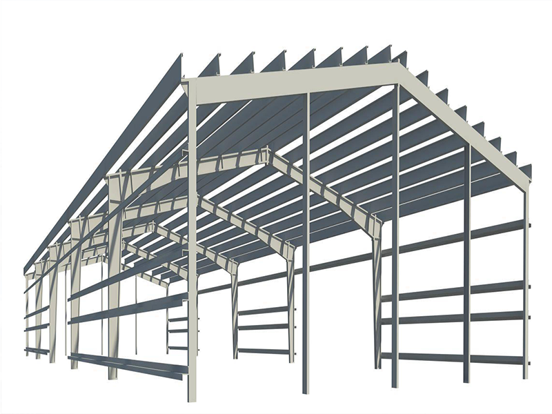 hình ảnh nhà xưởng thép tiền chế Nguyễn Minh Door Đức Hòa Long An